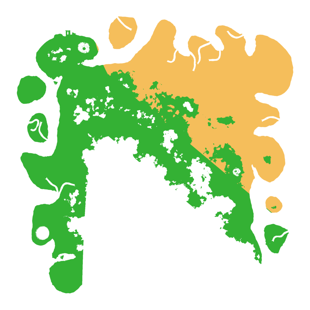 Biome Rust Map: Procedural Map, Size: 4100, Seed: 55908009