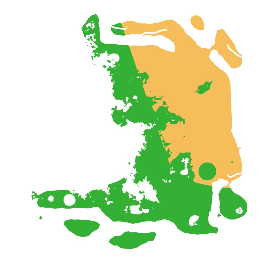 Biome Rust Map: Procedural Map, Size: 3900, Seed: 88026130