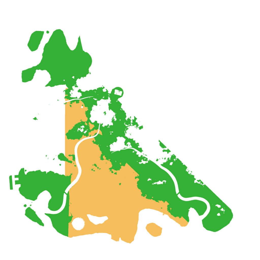 Biome Rust Map: Procedural Map, Size: 3700, Seed: 94375467