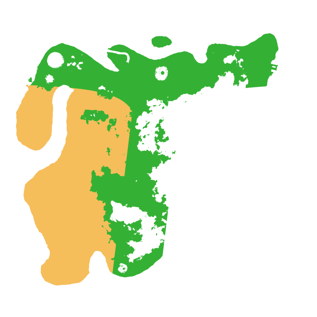 Biome Rust Map: Procedural Map, Size: 3500, Seed: 82830341