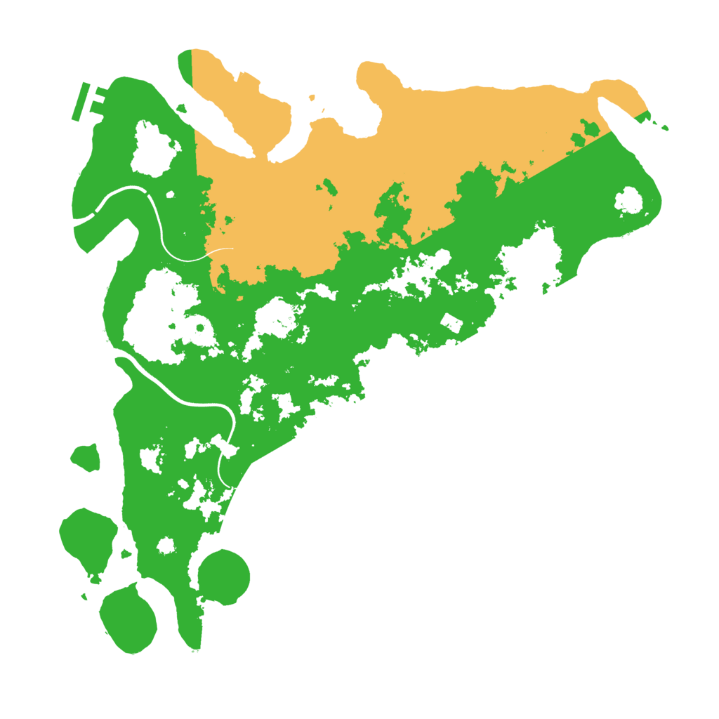 Biome Rust Map: Procedural Map, Size: 3700, Seed: 7308179