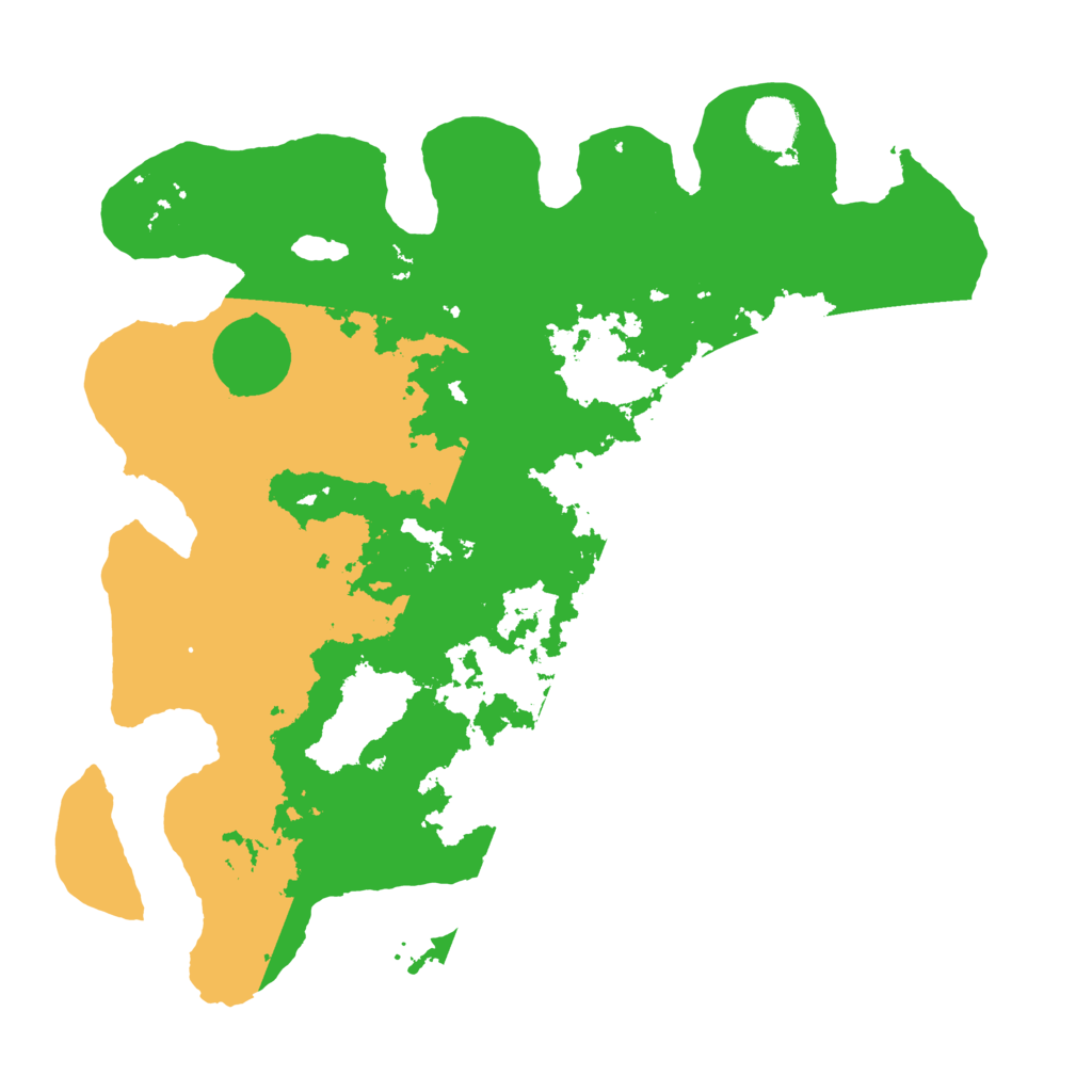 Biome Rust Map: Barren, Size: 3700, Seed: 72783143