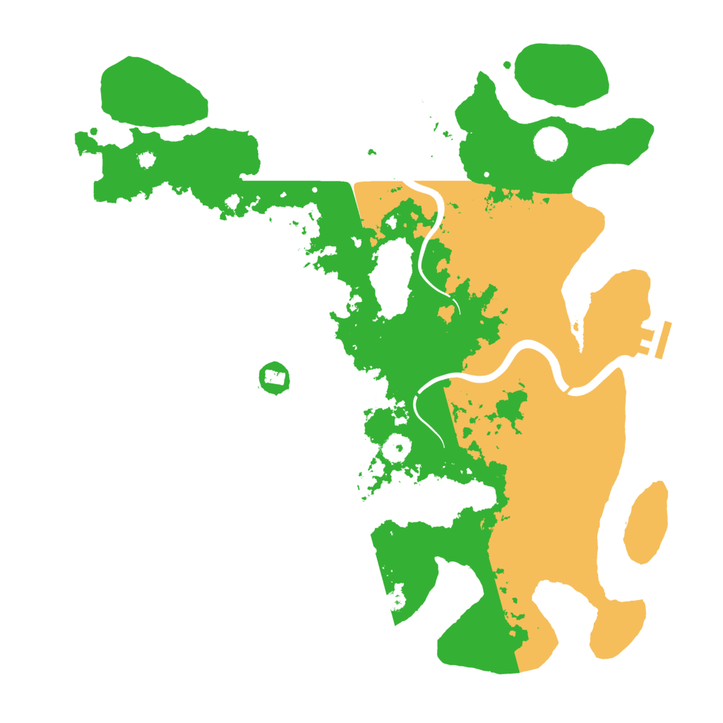 Biome Rust Map: Procedural Map, Size: 3850, Seed: 96986317