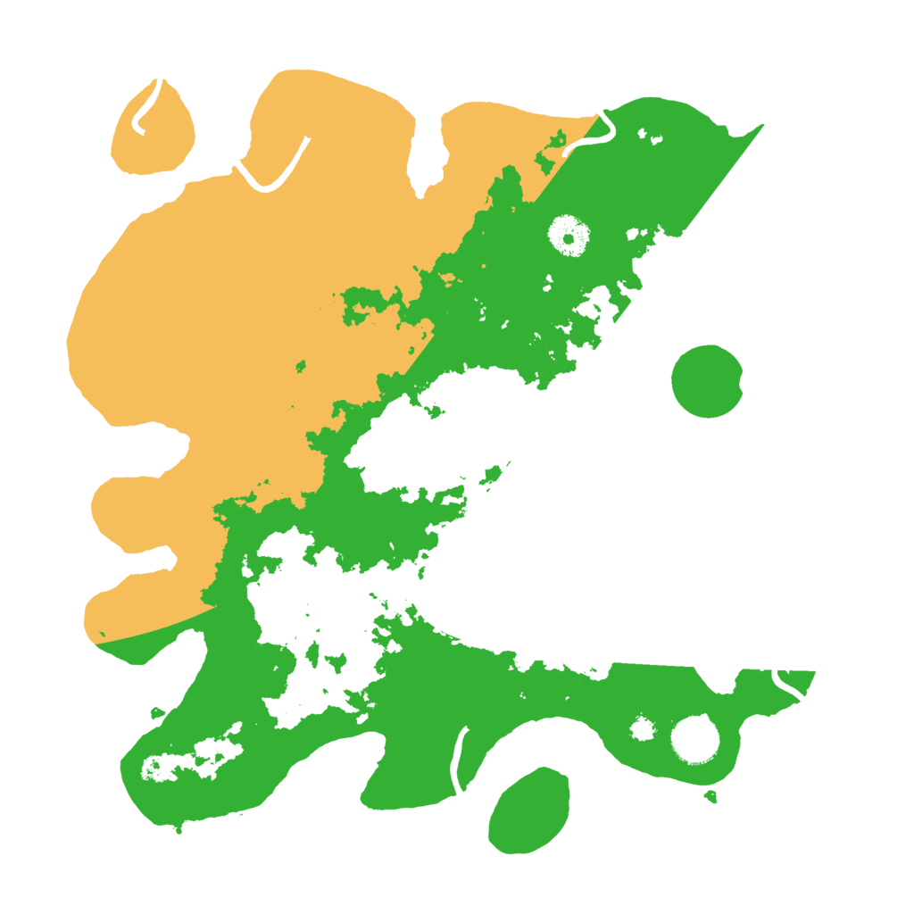 Biome Rust Map: Procedural Map, Size: 3400, Seed: 9539391