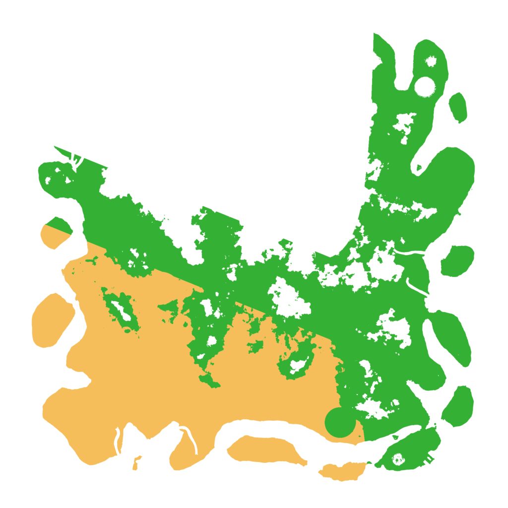 Biome Rust Map: Procedural Map, Size: 4400, Seed: 69412584