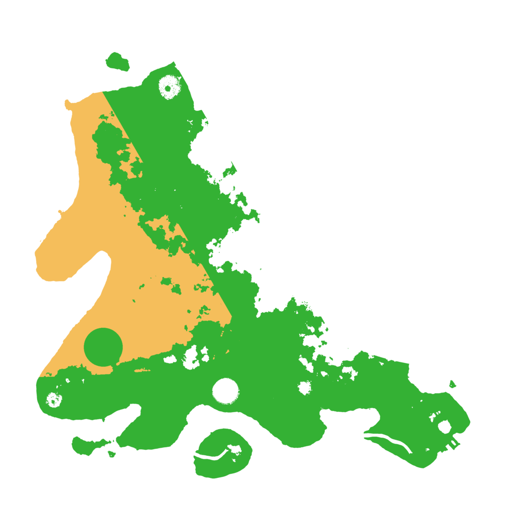 Biome Rust Map: Procedural Map, Size: 3500, Seed: 325872241