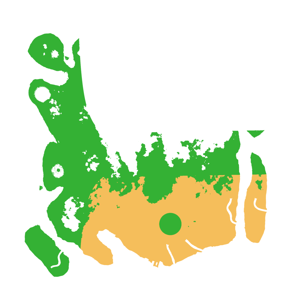 Biome Rust Map: Procedural Map, Size: 3500, Seed: 33695411