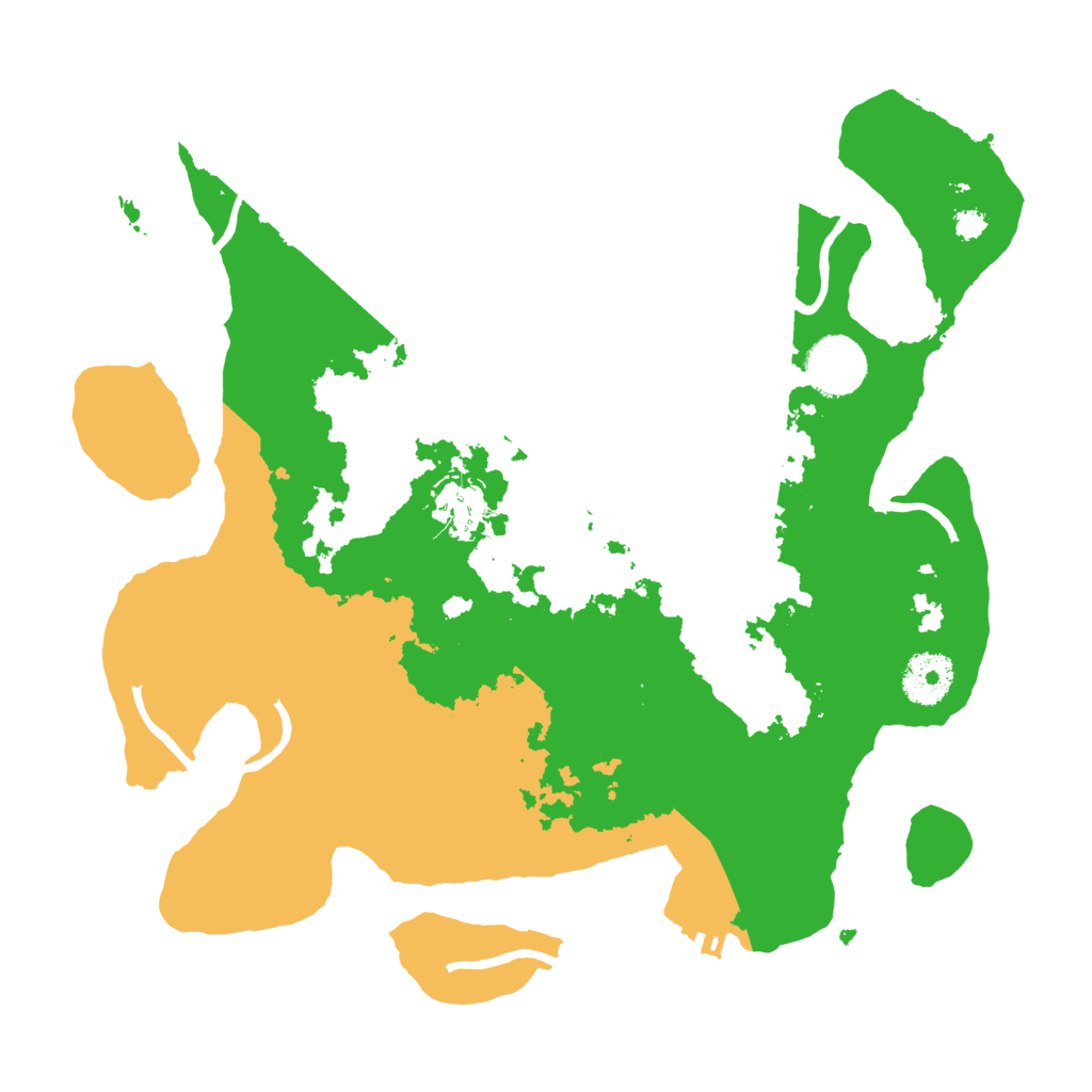 Biome Rust Map: Procedural Map, Size: 3200, Seed: 2691