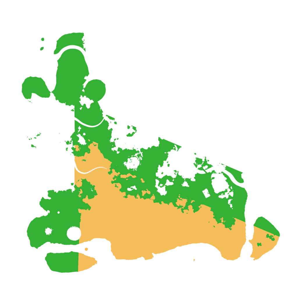 Biome Rust Map: Procedural Map, Size: 3800, Seed: 6217299