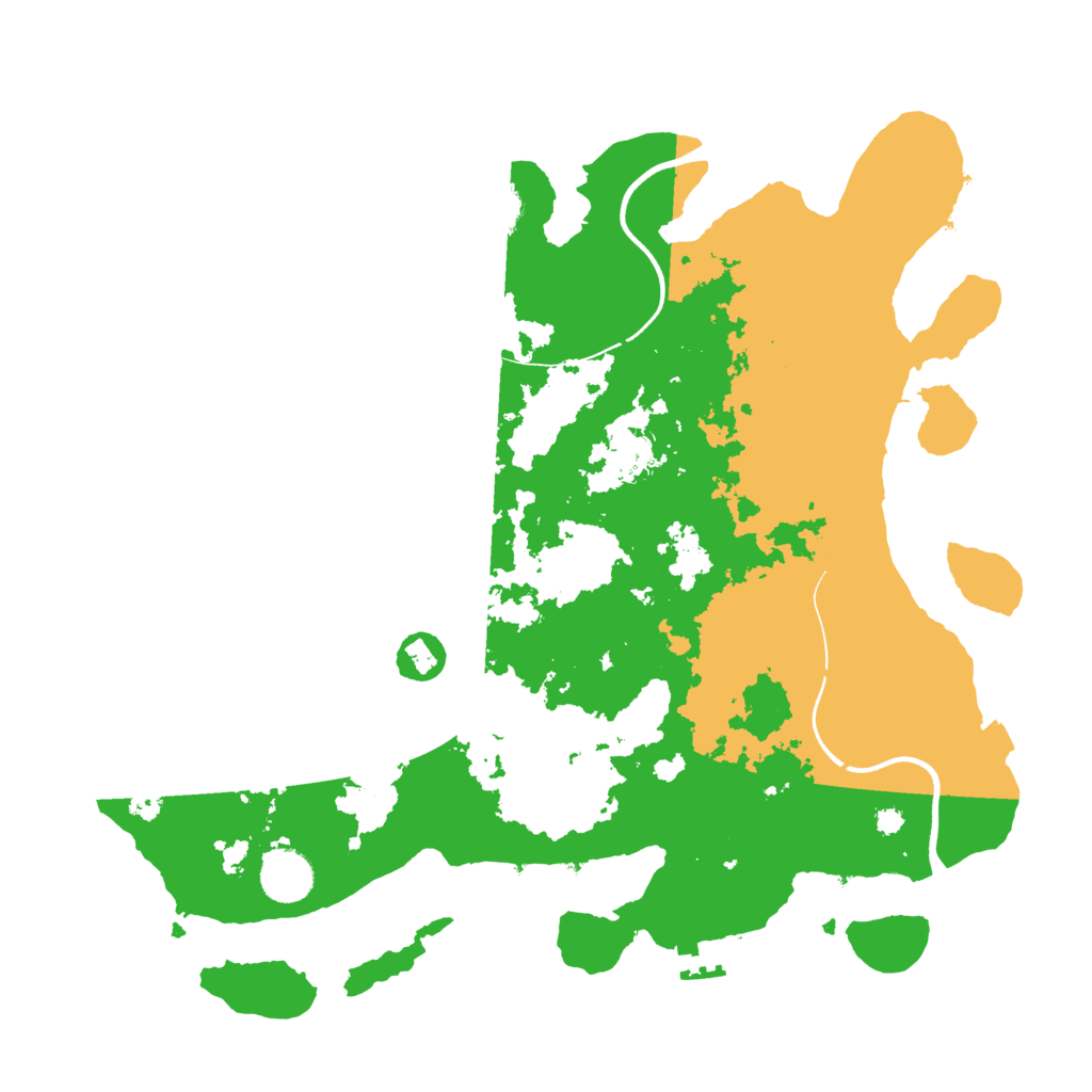Biome Rust Map: Procedural Map, Size: 3650, Seed: 87694104