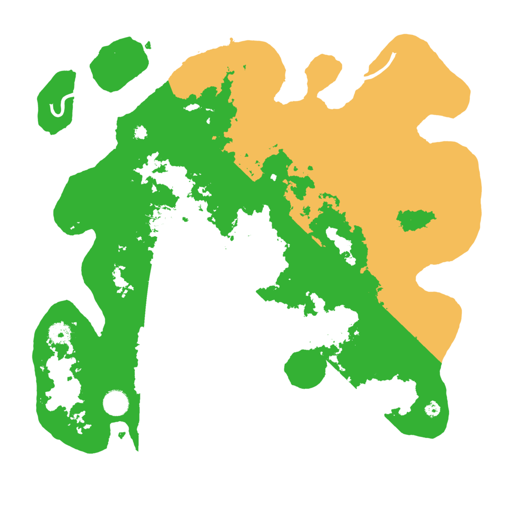 Biome Rust Map: Procedural Map, Size: 3550, Seed: 12379580