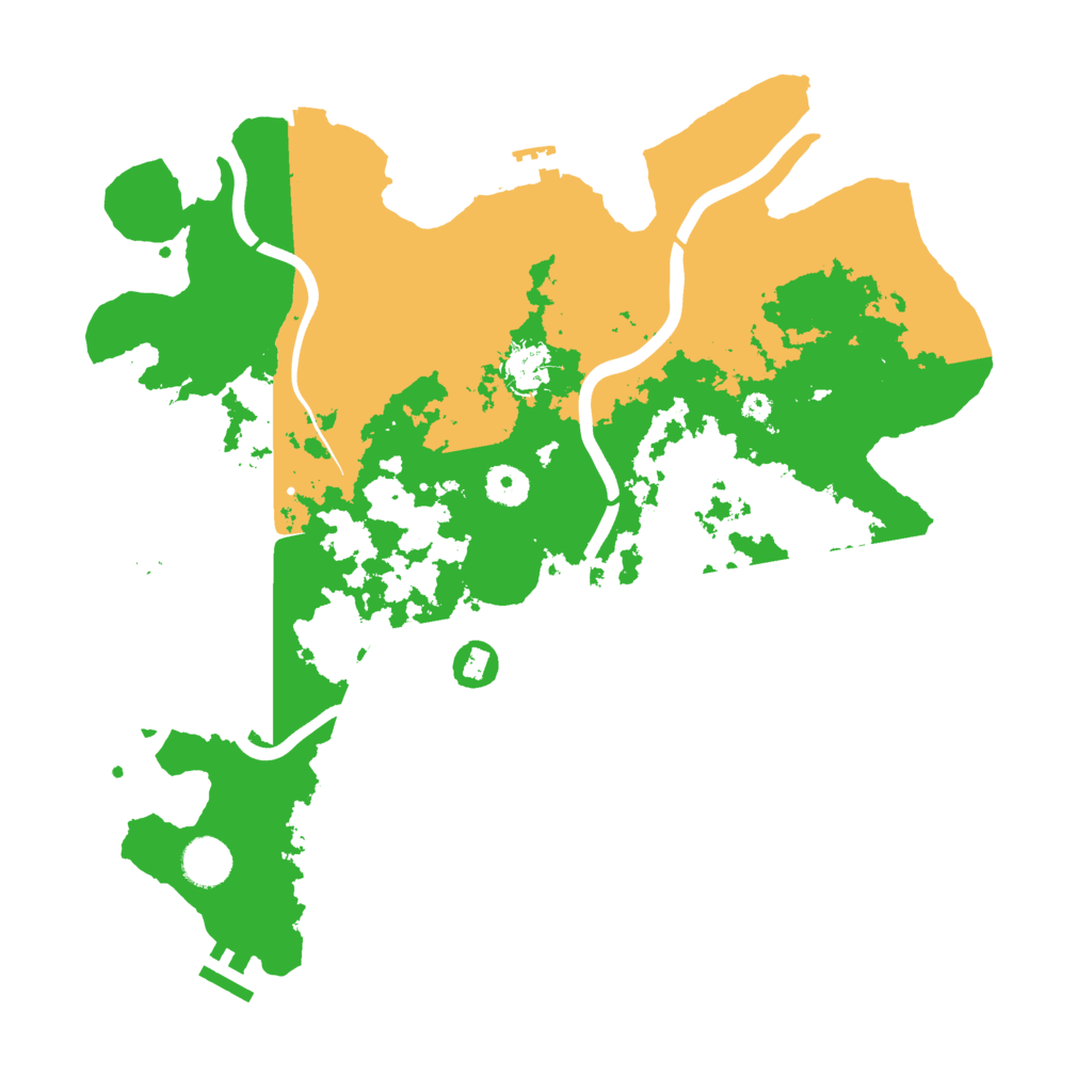 Biome Rust Map: Procedural Map, Size: 3850, Seed: 38375749