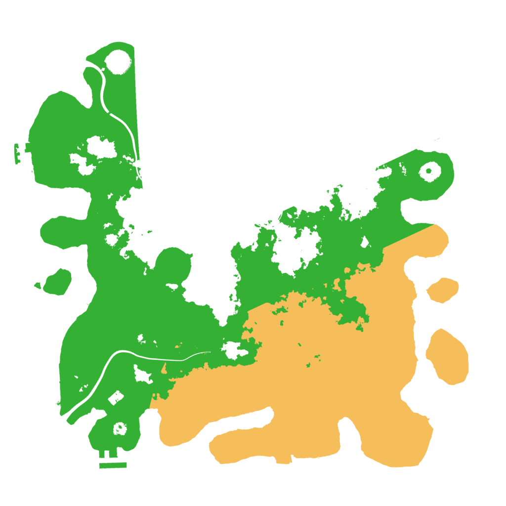 Biome Rust Map: Procedural Map, Size: 3750, Seed: 54397591