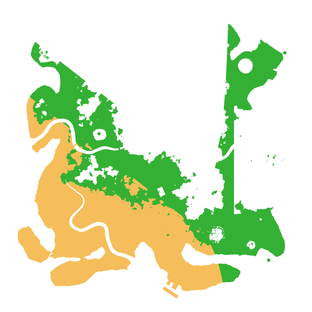 Biome Rust Map: Procedural Map, Size: 3750, Seed: 39278323