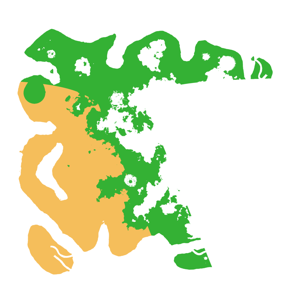 Biome Rust Map: Procedural Map, Size: 3600, Seed: 68808287