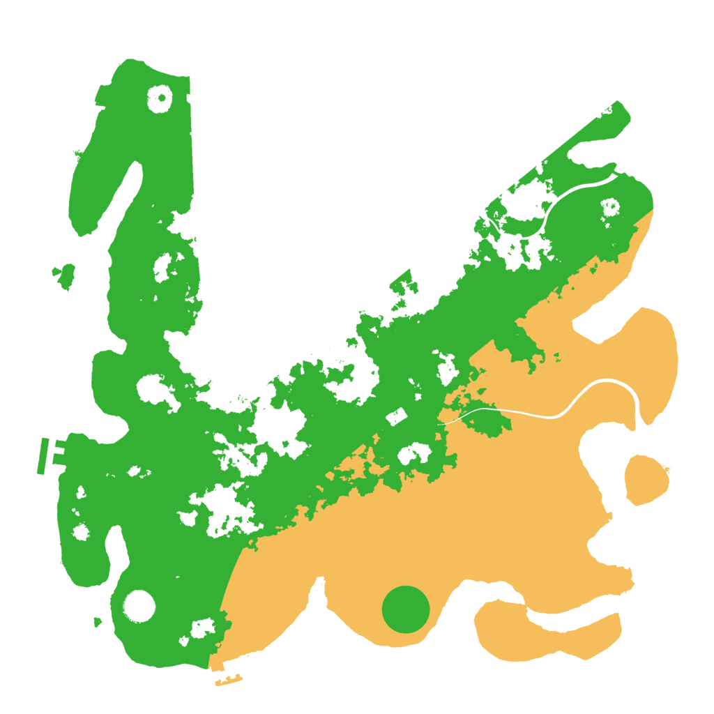 Biome Rust Map: Procedural Map, Size: 3950, Seed: 63258213