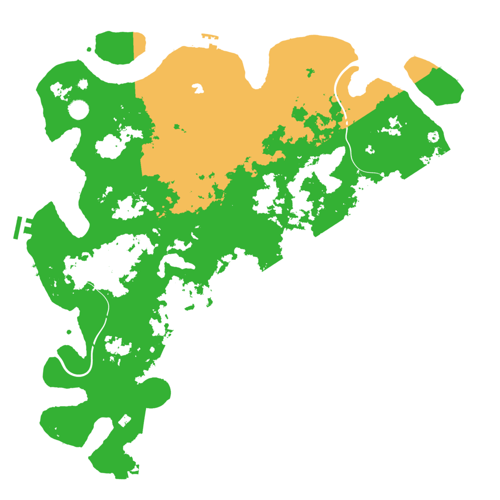 Biome Rust Map: Procedural Map, Size: 4400, Seed: 89785894