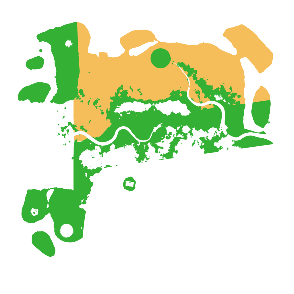 Biome Rust Map: Procedural Map, Size: 3900, Seed: 45771767