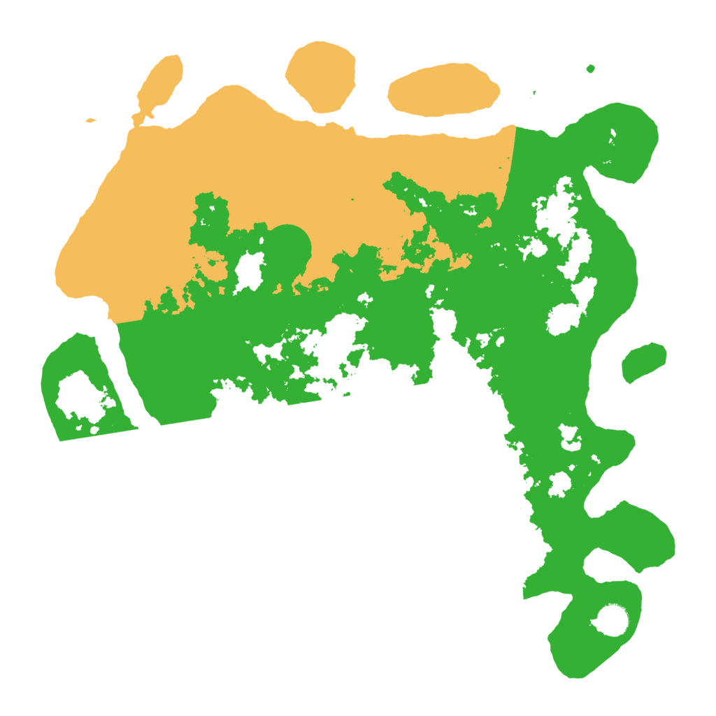 Biome Rust Map: Barren, Size: 3950, Seed: 22566776