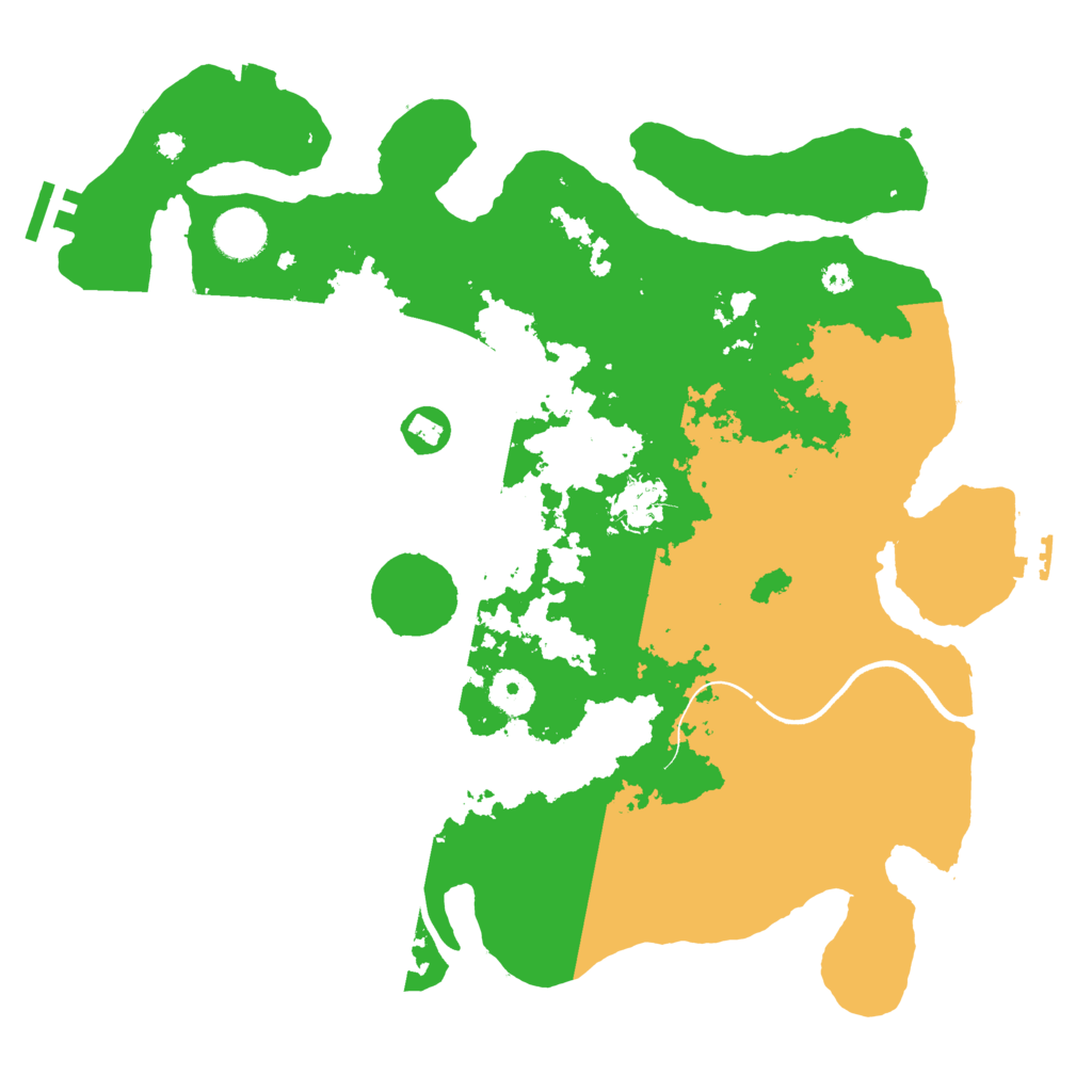 Biome Rust Map: Procedural Map, Size: 3650, Seed: 12207156