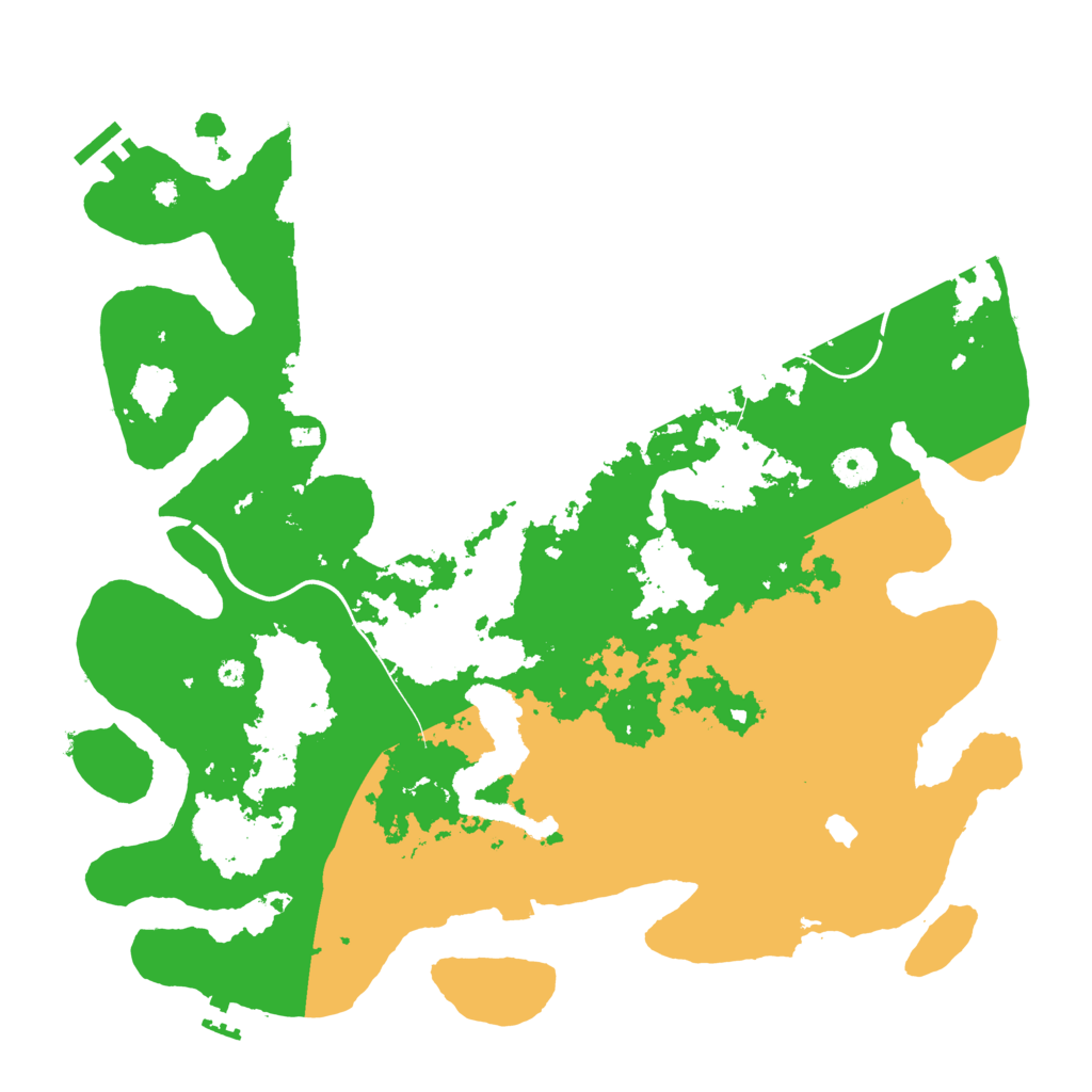 Biome Rust Map: Procedural Map, Size: 4000, Seed: 6854198