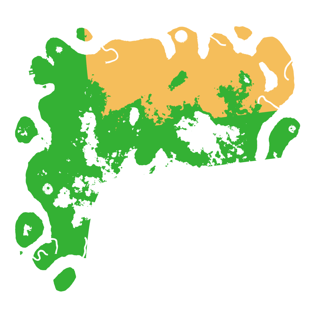 Biome Rust Map: Procedural Map, Size: 4500, Seed: 316877102