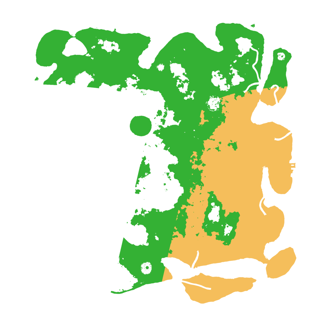 Biome Rust Map: Procedural Map, Size: 4100, Seed: 68094541