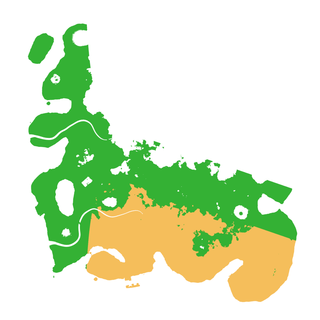 Biome Rust Map: Procedural Map, Size: 3500, Seed: 1627996775