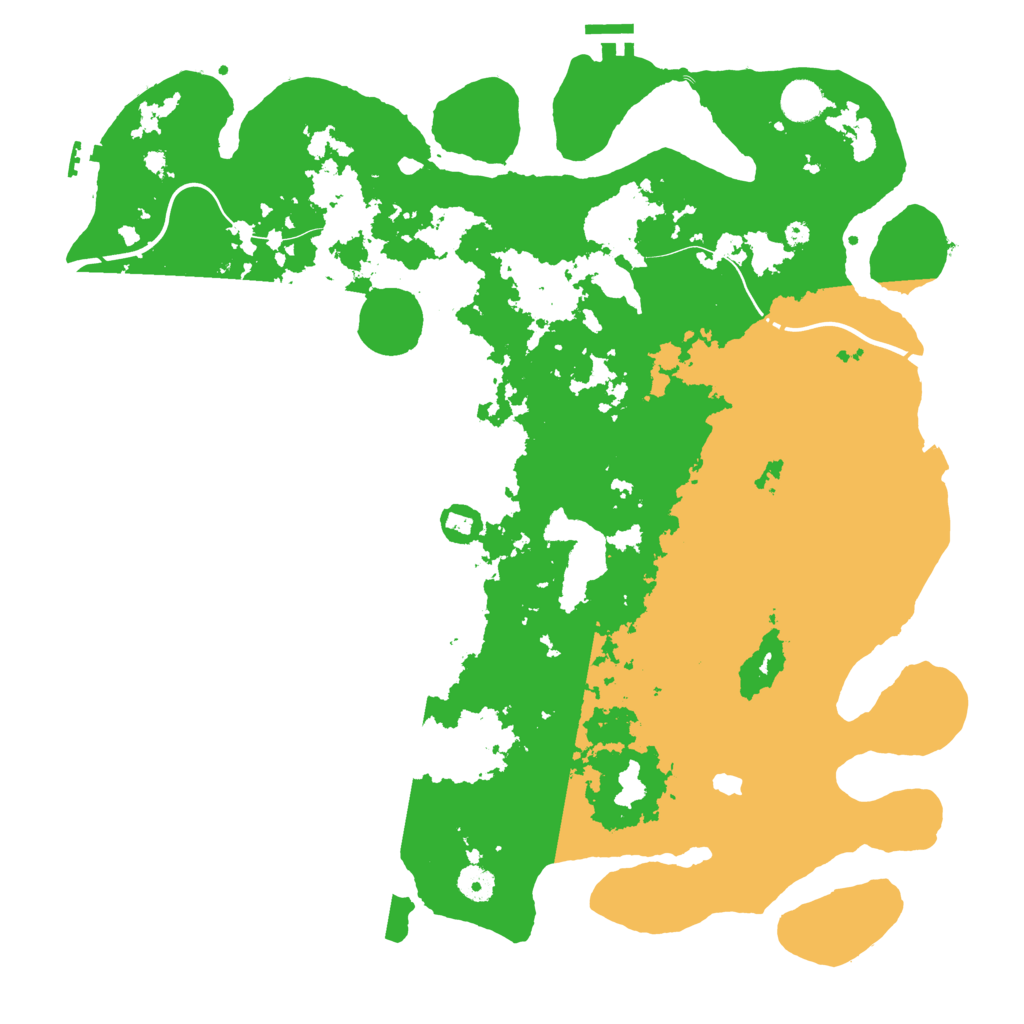 Biome Rust Map: Procedural Map, Size: 4250, Seed: 27342862