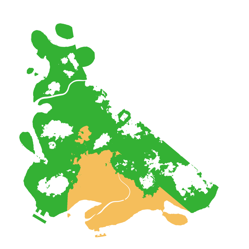 Biome Rust Map: Procedural Map, Size: 3400, Seed: 2966595