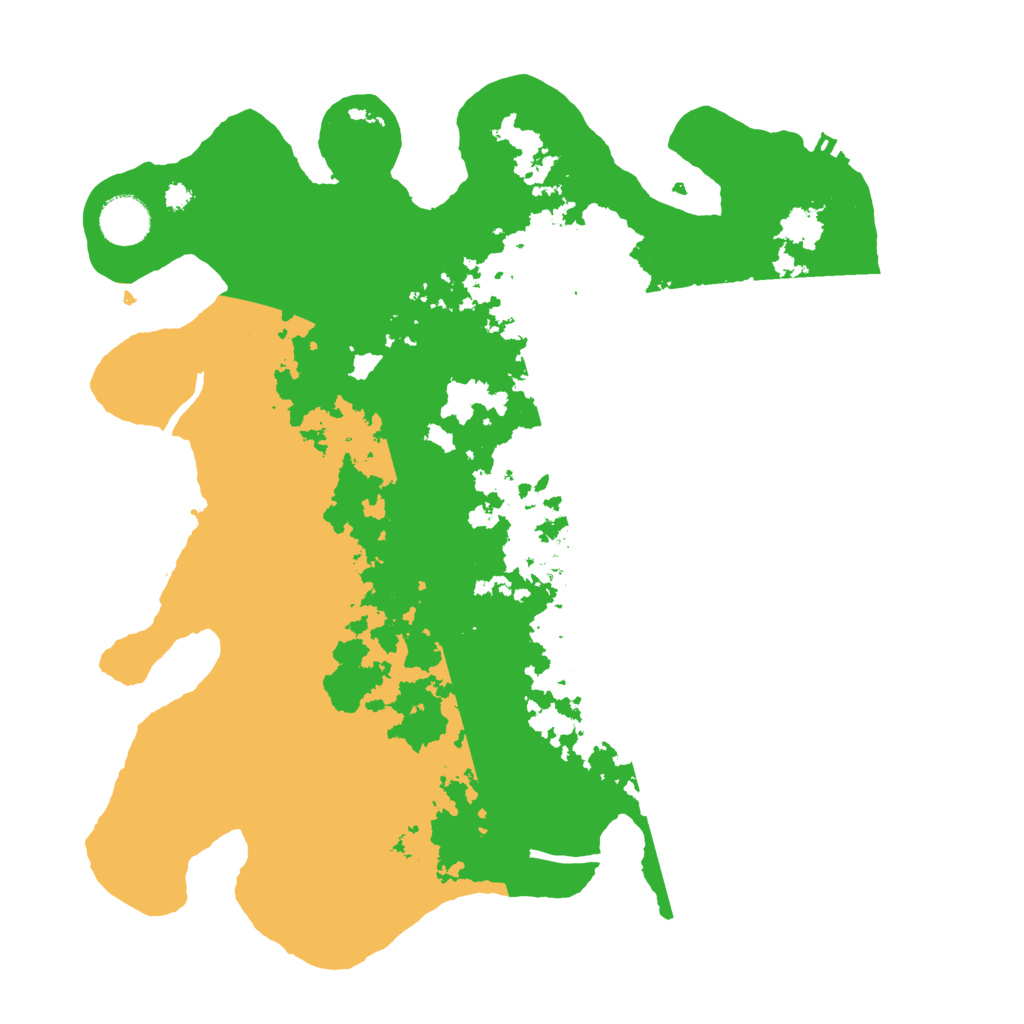 Biome Rust Map: Procedural Map, Size: 3600, Seed: 76623259