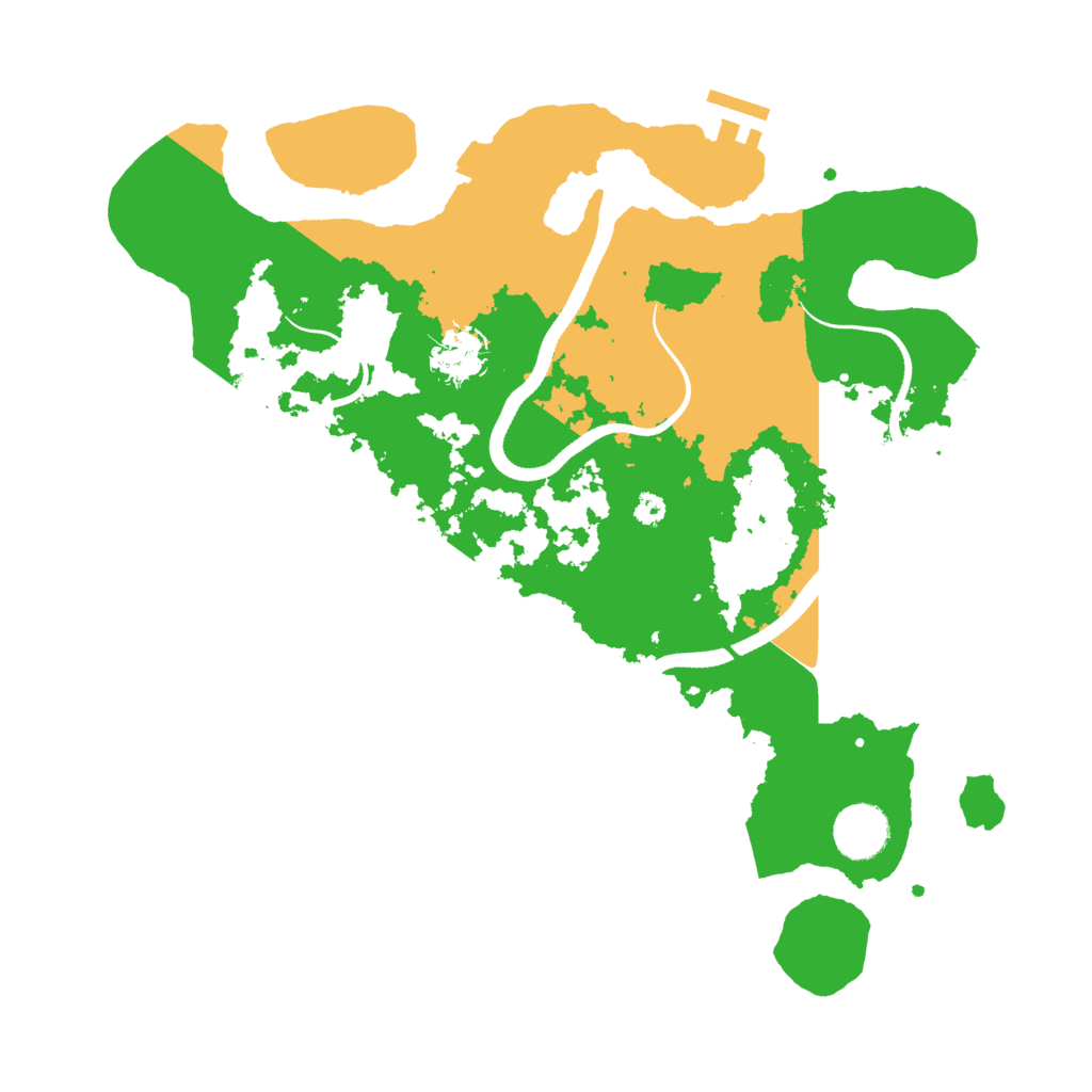 Biome Rust Map: Procedural Map, Size: 3500, Seed: 1778775