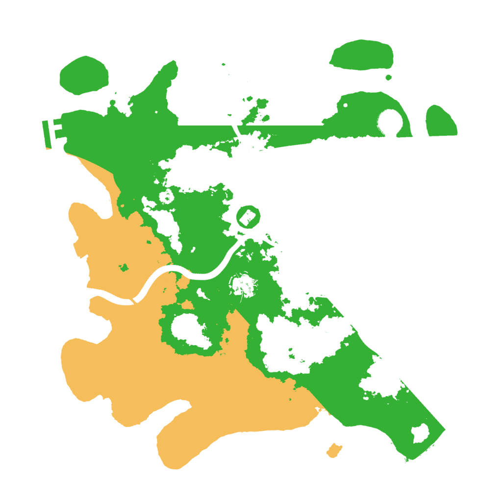 Biome Rust Map: Procedural Map, Size: 3500, Seed: 196834416