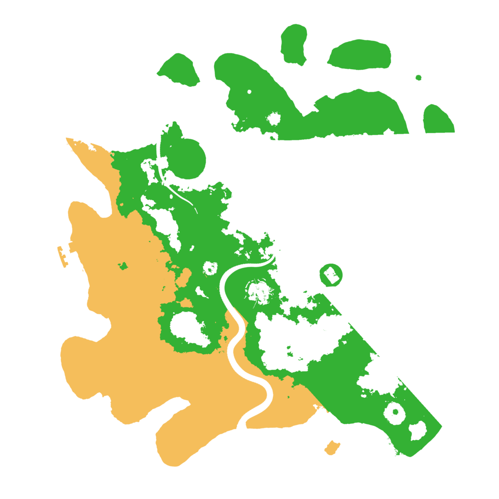 Biome Rust Map: Procedural Map, Size: 3500, Seed: 196834416