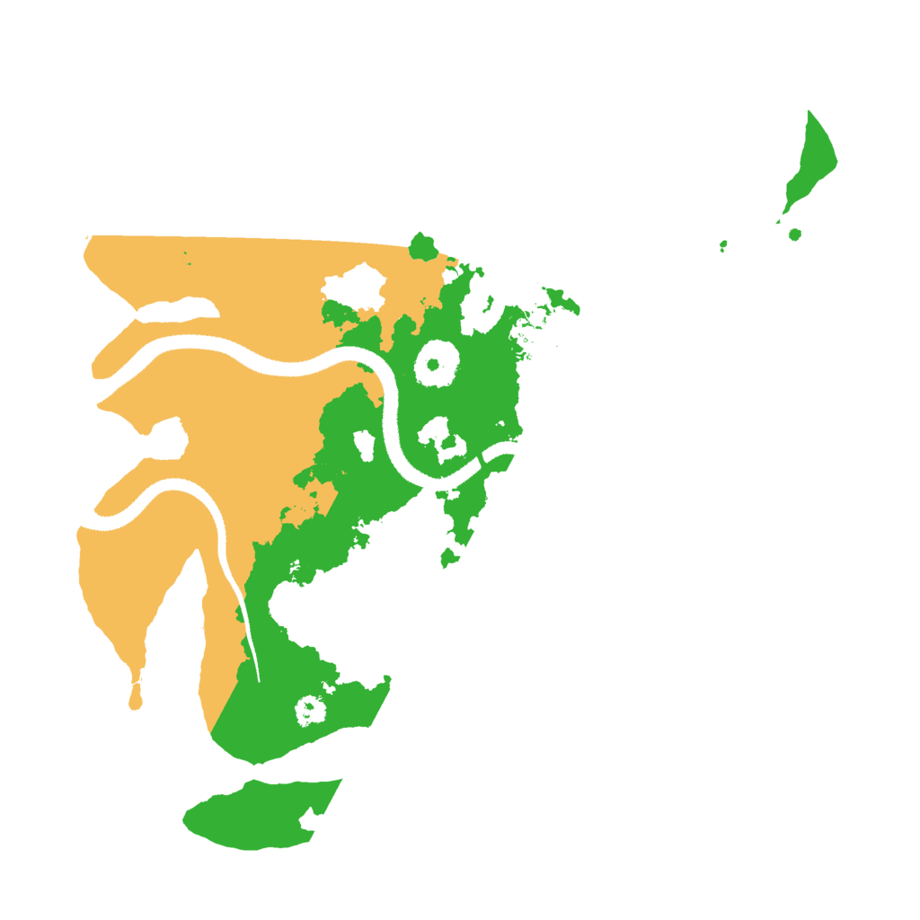 Biome Rust Map: Procedural Map, Size: 3000, Seed: 2456375