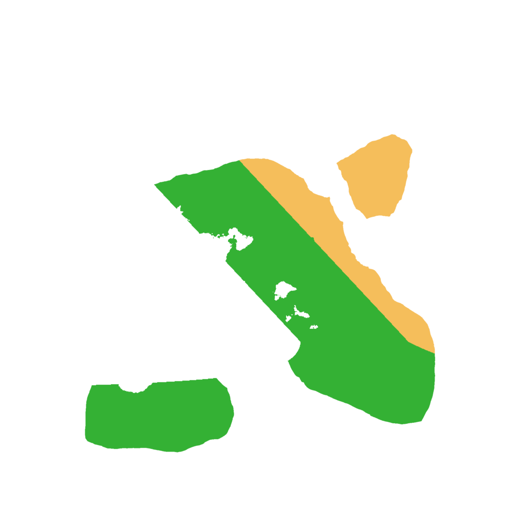 Biome Rust Map: Barren, Size: 1600, Seed: 456489