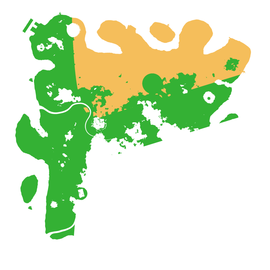 Biome Rust Map: Procedural Map, Size: 3550, Seed: 72823114