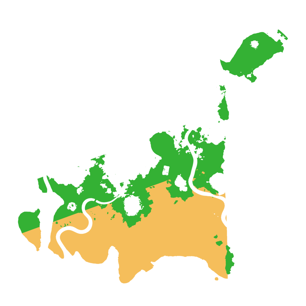 Biome Rust Map: Procedural Map, Size: 3500, Seed: 1965696360