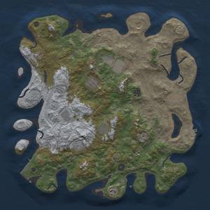 Thumbnail Rust Map: Procedural Map, Size: 4250, Seed: 395076443, 19 Monuments