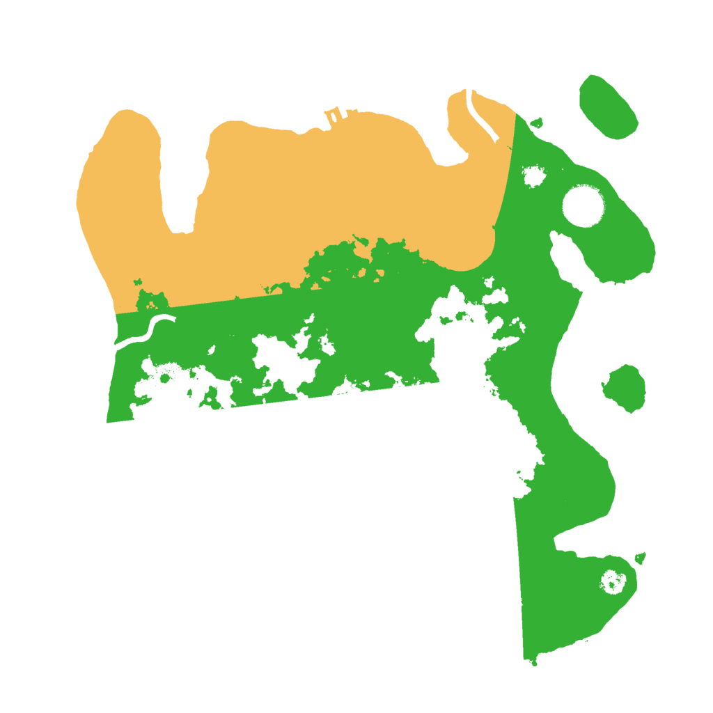 Biome Rust Map: Procedural Map, Size: 3000, Seed: 93473