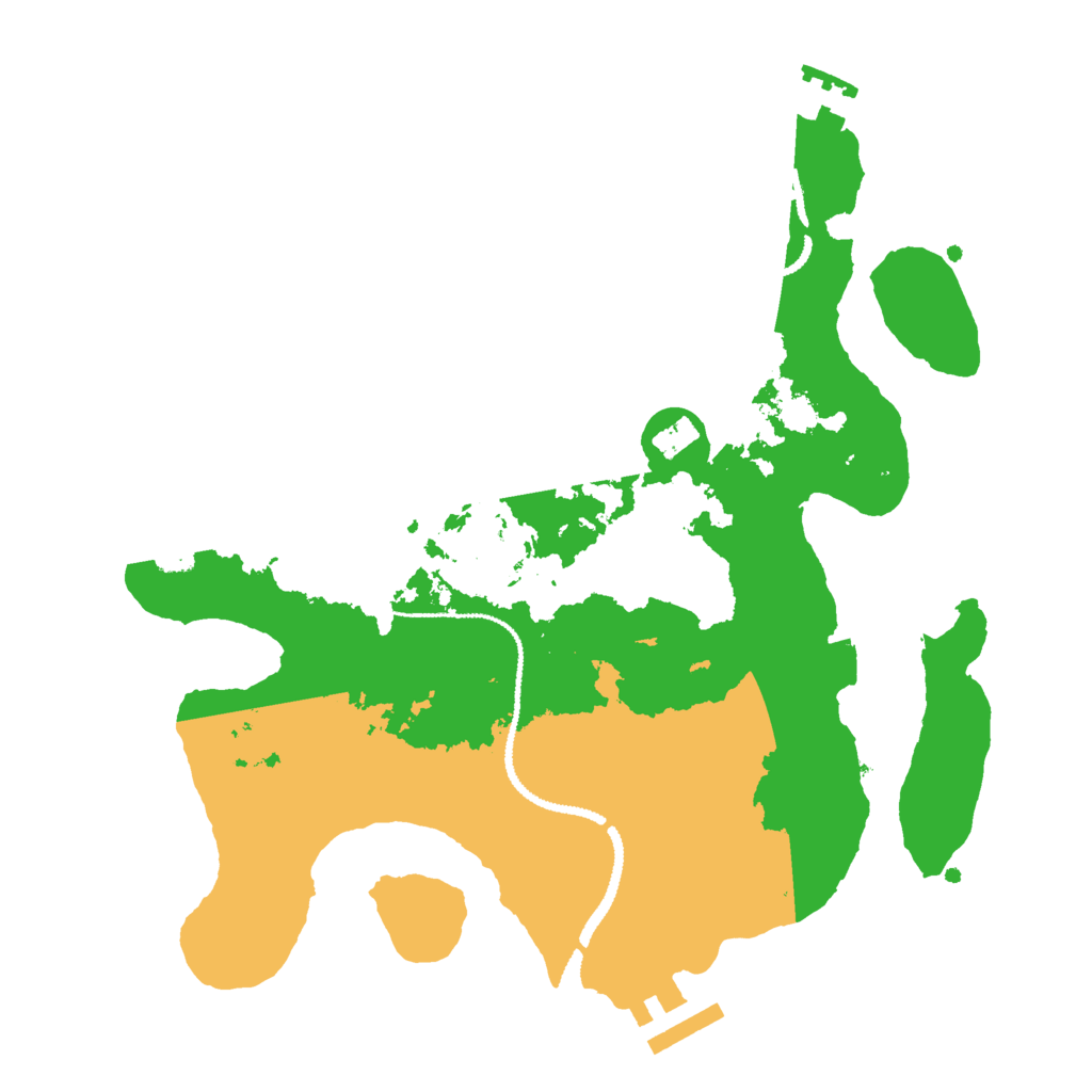 Biome Rust Map: Procedural Map, Size: 2750, Seed: 1127459104
