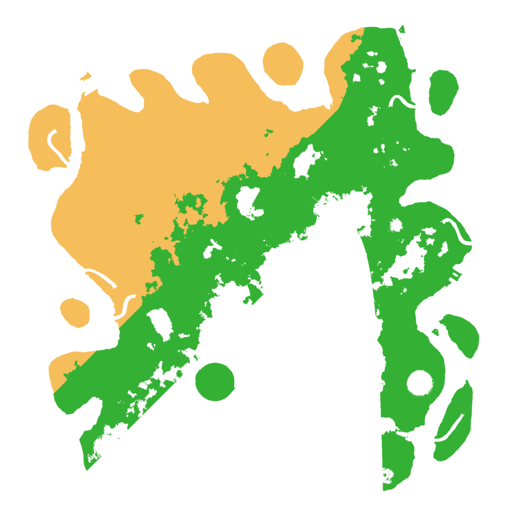 Biome Rust Map: Procedural Map, Size: 3600, Seed: 21605
