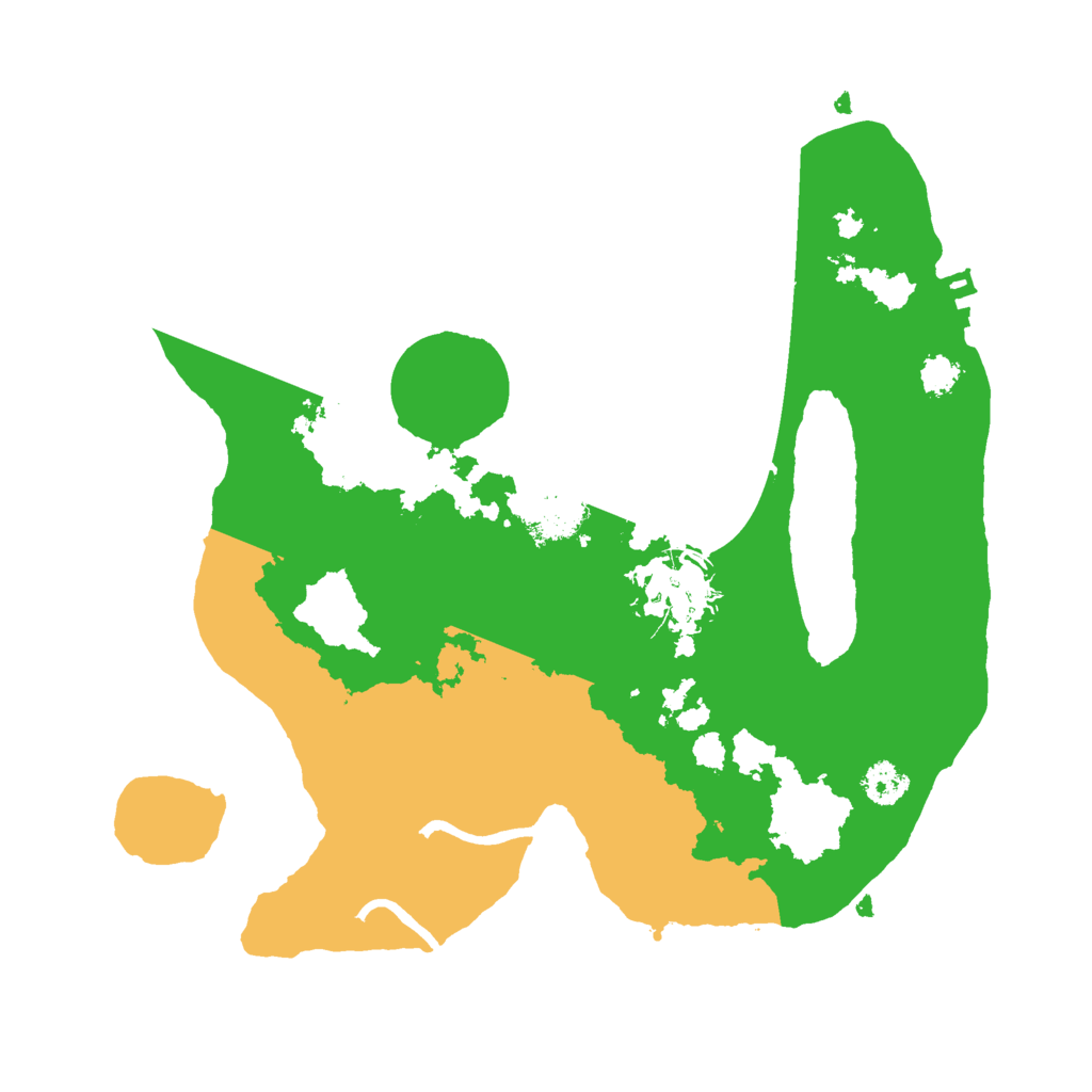 Biome Rust Map: Procedural Map, Size: 2600, Seed: 713183780