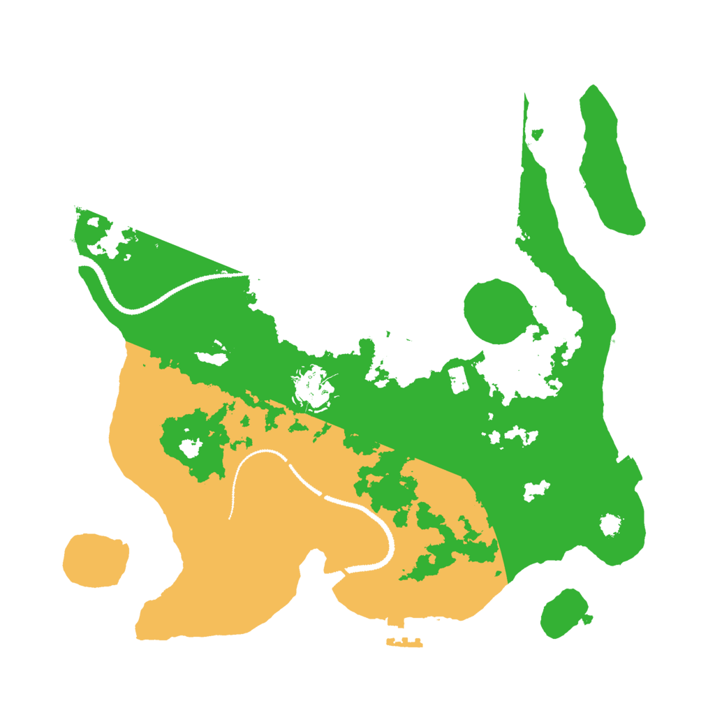 Biome Rust Map: Procedural Map, Size: 3000, Seed: 713183780