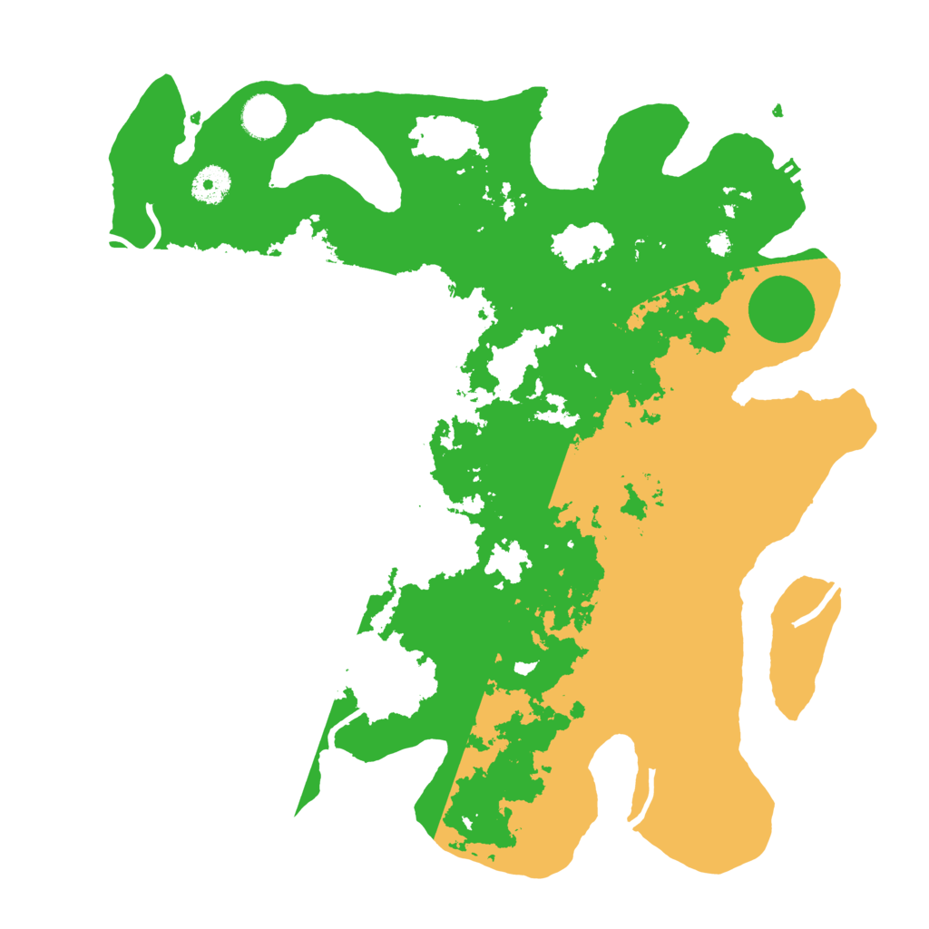 Biome Rust Map: Procedural Map, Size: 3700, Seed: 1982924401