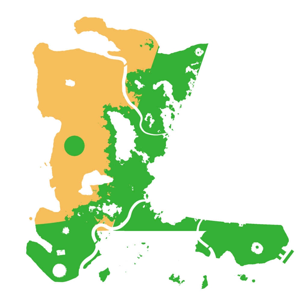 Biome Rust Map: Procedural Map, Size: 4000, Seed: 7641