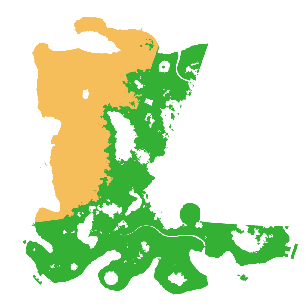 Biome Rust Map: Procedural Map, Size: 4000, Seed: 7641