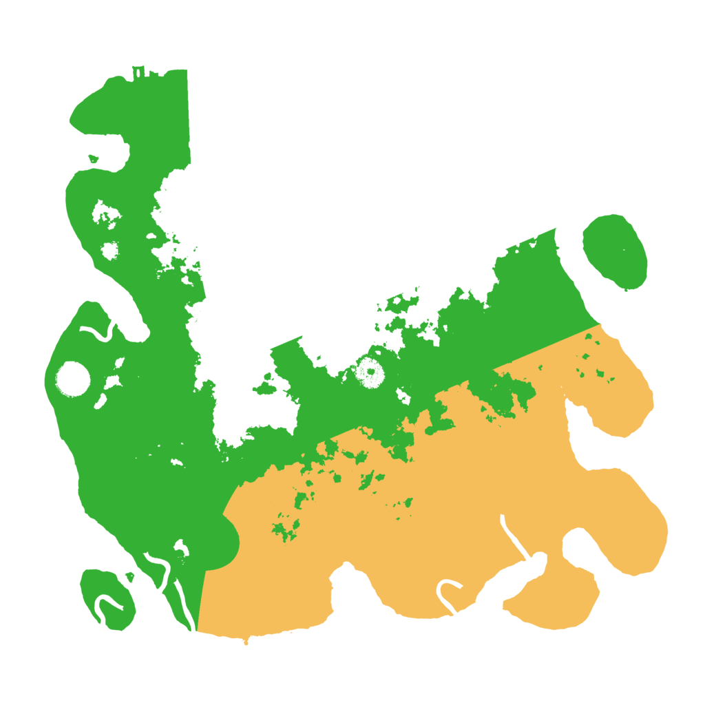 Biome Rust Map: Procedural Map, Size: 3650, Seed: 29707339