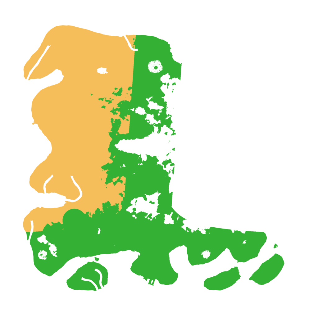 Biome Rust Map: Procedural Map, Size: 3550, Seed: 63954951