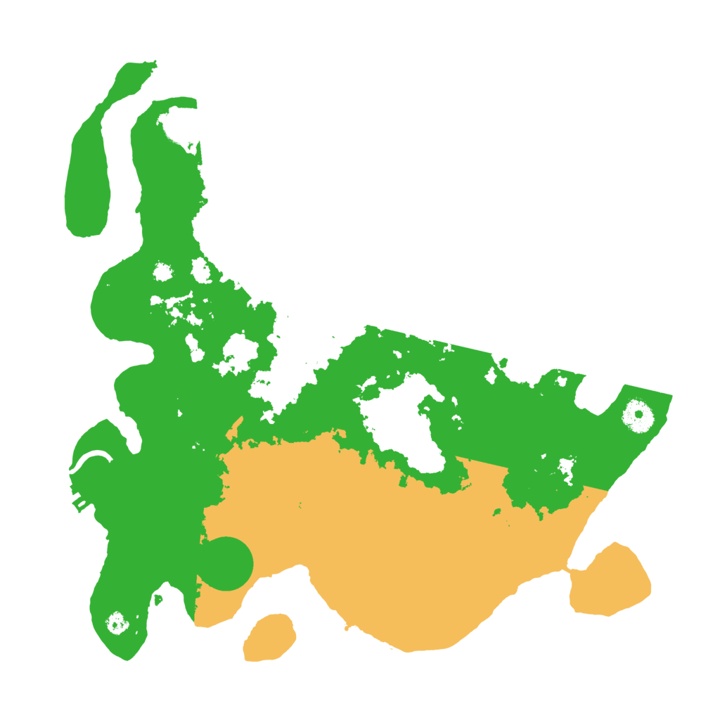 Biome Rust Map: Procedural Map, Size: 3500, Seed: 1283793739